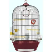 Снимка на Ferplast - Cage Diva Black - Оборудвана клетка за канарчета, екзотични и други малки птици - размер Ø 40 x H 65 см. 2