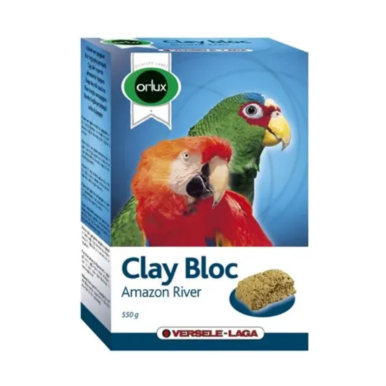 Снимка на Versele-Laga - Clay Bloc Amazon River Хранителна добавка за големи папагали - опаковка 550 г