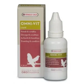 Показвай детайлите за Versele-Laga - Omni-Vit Liquid Течна хранителна добавка за птици - опаковка 30 мл 1 - MyPetShop.bg Снимка на Versele-Laga - Omni-Vit Liquid Течна хранителна добавка за птици - опаковка 30 мл 1