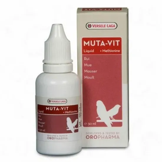 Снимка на Versele-Laga - Muta- Vit Liquid Течна хранителна добавка за птици - опаковка 30 мл