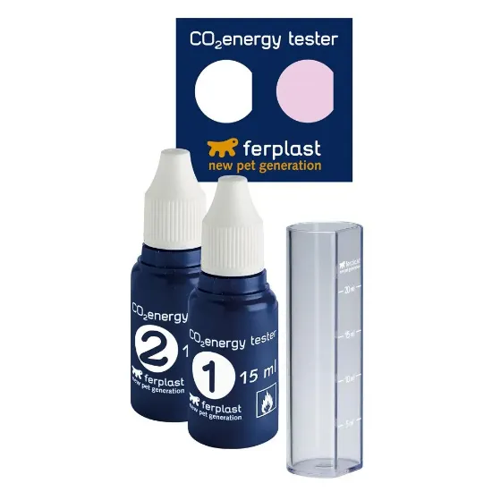 Снимка на Ferplast - CO2 ENERGY Tester - Тестер за измерване на въглеродния диоксид в аквариуми - опаковка 2 х 15 мл.