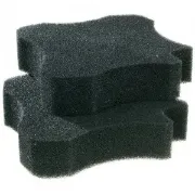 Снимка на Ferplast - BluClear 700-1100 Active Carbon Sponges - Гъби с активен въглен за външен филтър Bluextreme 700-1100, 2 броя 2