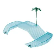 Снимка на Ferplast - Turtle Bowl Tortugas - Пластмасов аквариум за костенурки, 47 x 36 x 15,5 см. 3