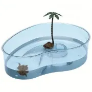 Снимка на Ferplast - Arricot Plastic turtle tank - Пластмасов аквариум за костенурки с палма, 31 x 22 x 7,5 см. 2