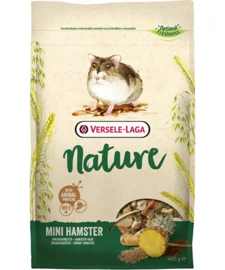 Снимка на Versele-Laga Mini Hamster Nature Nature- храна за мини хамстер - опаковка 0.400 кг.