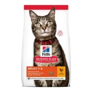 Снимка на Hill's Science Plan Adult с пилешко - Суха храна за котки 1-6 години 15 кг. 1