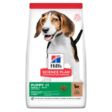 Показвай детайлите за HILL’S SCIENCE PLAN CANINE PUPPY MEDIUM С АГНЕШКО & ОРИЗ – ЗА ПОДРАСТВАЩИ КУЧЕТА ОТ СРЕДНИТЕ ПОРОДИ ДО 25 КГ., ОТ ОТБИВАНЕТО ДО 1 Г. БРЕМЕННИ И КЪРМЕЩИ КУЧЕТА. 2.5 кг. 1 - MyPetShop.bg Снимка на HILL’S SCIENCE PLAN CANINE PUPPY MEDIUM С АГНЕШКО & ОРИЗ – ЗА ПОДРАСТВАЩИ КУЧЕТА ОТ СРЕДНИТЕ ПОРОДИ ДО 25 КГ., ОТ ОТБИВАНЕТО ДО 1 Г. БРЕМЕННИ И КЪРМЕЩИ КУЧЕТА. 2.5 кг. 1