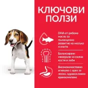 Снимка на HILL’S SCIENCE PLAN CANINE PUPPY MEDIUM С АГНЕШКО & ОРИЗ – ЗА ПОДРАСТВАЩИ КУЧЕТА ОТ СРЕДНИТЕ ПОРОДИ ДО 25 КГ., ОТ ОТБИВАНЕТО ДО 1 Г. БРЕМЕННИ И КЪРМЕЩИ КУЧЕТА. 2.5 кг. 3