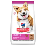 Снимка на HILL’S SCIENCE PLAN SMALL&MINI ADULT С АГНЕШКО И ОРИЗ – ПЪЛНОЦЕННА СУХА ХРАНА ЗА ДРЕБНИ И МИНИАТЮРНИ ПОРОДИ КУЧЕТА В ЗРЯЛА ВЪЗРАСТ 1-6 ГОД. 1.5 кг. 1