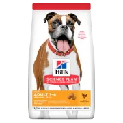 Снимка на HILL’S SCIENCE PLAN CANINE ADULT LIGHT С ПИЛЕШКО – ПЪЛНОЦЕННА СУХА ХРАНА ЗА КУЧЕТА ОТ СРЕДНИ ПОРОДИ, СКЛОННИ КЪМ НАДНОРМЕНО ТЕГЛО, 11-25КГ., НАД 1Г. 14 кг. 1