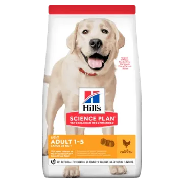 Показвай детайлите за HILL’S SCIENCE PLAN CANINE ADULT LIGHT LАRGE BREED С ПИЛЕШКО – ПЪЛНОЦЕННА СУХА ХРАНА ЗА КУЧЕТА ОТ ЕДРИ ПОРОДИ НАД 25КГ, С ПОНИЖЕНИ ЕНЕРГИЙНИ НУЖДИ, НА ВЪЗРАСТ ОТ 1 ДО 5 ГОДИНИ 14 кг. 1 - MyPetShop.bg Снимка на HILL’S SCIENCE PLAN CANINE ADULT LIGHT LАRGE BREED С ПИЛЕШКО – ПЪЛНОЦЕННА СУХА ХРАНА ЗА КУЧЕТА ОТ ЕДРИ ПОРОДИ НАД 25КГ, С ПОНИЖЕНИ ЕНЕРГИЙНИ НУЖДИ, НА ВЪЗРАСТ ОТ 1 ДО 5 ГОДИНИ 14 кг. 1