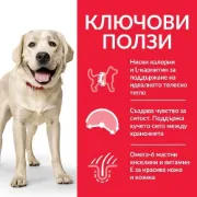 Снимка на HILL’S SCIENCE PLAN CANINE ADULT LIGHT LАRGE BREED С ПИЛЕШКО – ПЪЛНОЦЕННА СУХА ХРАНА ЗА КУЧЕТА ОТ ЕДРИ ПОРОДИ НАД 25КГ, С ПОНИЖЕНИ ЕНЕРГИЙНИ НУЖДИ, НА ВЪЗРАСТ ОТ 1 ДО 5 ГОДИНИ 14 кг. 3