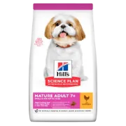 Снимка на HILL’S SCIENCE PLAN SMALL & MINI MATURE 7+ С ПИЛЕШКО – ПЪЛНОЦЕННА СУХА ХРАНА ЗА ДРЕБНИ И МИНИАТЮРНИ ПОРОДИ КУЧЕТА В НАПРЕДНАЛА ВЪЗРАСТ, НАД 7 ГОДИНИ 1.5 кг. 1