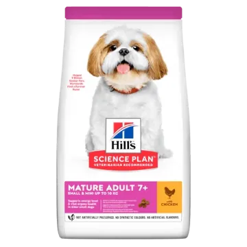 Показвай детайлите за HILL’S SCIENCE PLAN SMALL & MINI MATURE 7+ С ПИЛЕШКО – ПЪЛНОЦЕННА СУХА ХРАНА ЗА ДРЕБНИ И МИНИАТЮРНИ ПОРОДИ КУЧЕТА В НАПРЕДНАЛА ВЪЗРАСТ, НАД 7 ГОДИНИ 1.5 кг. 1 - MyPetShop.bg Снимка на HILL’S SCIENCE PLAN SMALL & MINI MATURE 7+ С ПИЛЕШКО – ПЪЛНОЦЕННА СУХА ХРАНА ЗА ДРЕБНИ И МИНИАТЮРНИ ПОРОДИ КУЧЕТА В НАПРЕДНАЛА ВЪЗРАСТ, НАД 7 ГОДИНИ 1.5 кг. 1