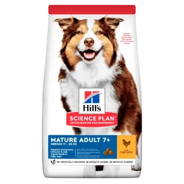 Показвай детайлите за HILL’S SCIENCE PLAN CANINE MATURE ADULT MEDIUM С ПИЛЕШКО – ПЪЛНОЦЕННА СУХА ХРАНА ЗА КУЧЕТА ОТ СРЕДНИ ПОРОДИ В НАПРЕДНАЛА ВЪЗРАСТ, ДО 25 КГ, НАД 7Г. 14 кг. 1 - MyPetShop.bg Снимка на HILL’S SCIENCE PLAN CANINE MATURE ADULT MEDIUM С ПИЛЕШКО – ПЪЛНОЦЕННА СУХА ХРАНА ЗА КУЧЕТА ОТ СРЕДНИ ПОРОДИ В НАПРЕДНАЛА ВЪЗРАСТ, ДО 25 КГ, НАД 7Г. 14 кг. 1