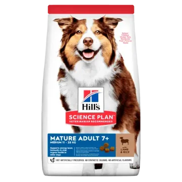 Показвай детайлите за HILL’S SCIENCE PLAN CANINE MATURE MEDIUM ADULT С АГНЕШКО И ОРИЗ – ПЪЛНОЦЕННА СУХА ХРАНА ЗА КУЧЕТА ОТ СРЕДНИ ПОРОДИ В НАПРЕДНАЛА ВЪЗРАСТ, ДО 25 КГ, НАД 7Г. 14 кг. 1 - MyPetShop.bg Снимка на HILL’S SCIENCE PLAN CANINE MATURE MEDIUM ADULT С АГНЕШКО И ОРИЗ – ПЪЛНОЦЕННА СУХА ХРАНА ЗА КУЧЕТА ОТ СРЕДНИ ПОРОДИ В НАПРЕДНАЛА ВЪЗРАСТ, ДО 25 КГ, НАД 7Г. 14 кг. 1