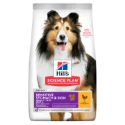 Снимка на HILL’S SCIENCE PLAN ADULT SENSITIVE STOMACH & SKIN С ПИЛЕШКО – ЗА КУЧЕТА С ЧУВСТВИТЕЛЕН СТОМАХ И ЧУВСТВИТЕЛНА КОЖА, НАД 1Г. 2.5 кг. 1