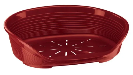 Снимка на Ferplast Siesta Deluxe 2 bordo - пластмасово легло за котки и кучета 49 Х 36 Х 17,5 см с включен дюшек
