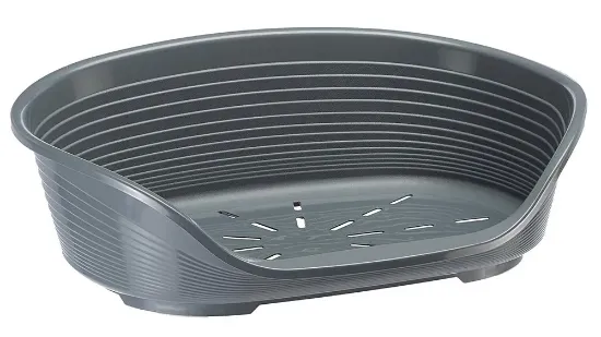 Снимка на Ferplast Siesta Deluxe 2 dark grey - пластмасово легло за котки и кучета 43 x 28 см