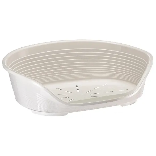 Снимка на Ferplast Siesta Deluxe 6 white - пластмасово легло за котки и кучета бял цвят 62 x 41 см