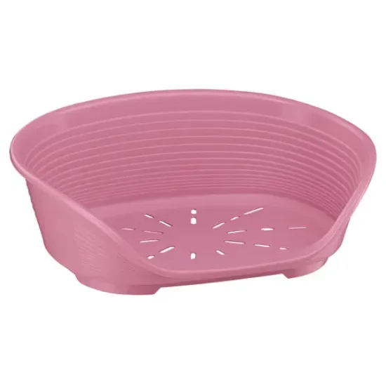 Снимка на Ferplast Siesta Deluxe 6 pink - пластмасово легло за котки и кучета розов цвят 70,5 Х 52 Х 23,5 см