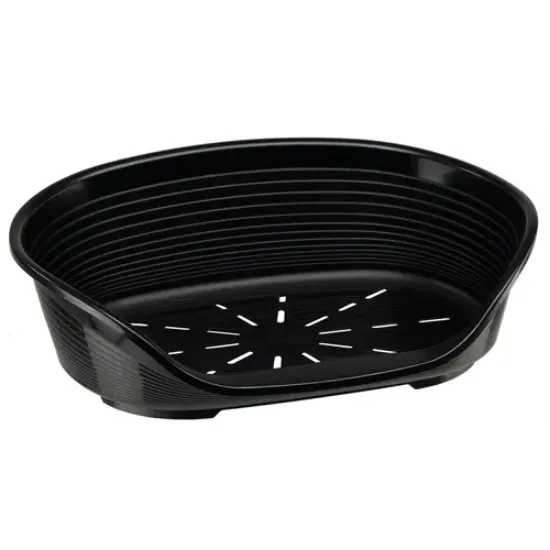 Снимка на Ferplast Siesta Deluxe 12 black - пластмасово легло за котки и кучета черен цвят 111 Х 80,5 Х 33,5 см с включен дюшек
