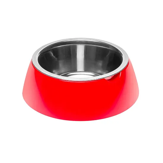 Снимка на Ferplast Jolie SM Rossa Ciotola - червена купа за храна или вода за кучета и котки 17,1 x 5,5 см - 500 мл