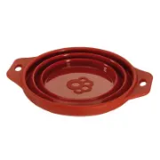 Снимка на Ferplast PA 1087 Travel Bowl - сгъваща се силиконова купа за храна или вода за котки и кучета 14 x 6,5 см - 500 мл 1