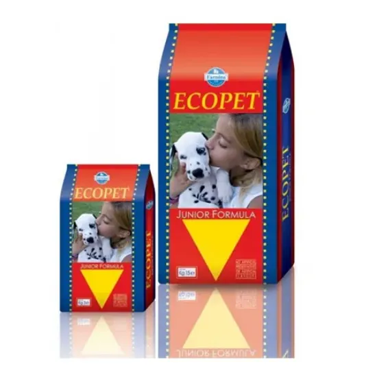 Снимка на Farmina Ecopet Large Breed Junior - храна за отбити кученца и растящи млади кучета от едри породи; за бременни и кърмещи кучета 18 кг