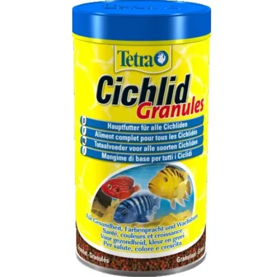 Снимка на Tetra Cichlid Granules - гранули за цихлиди 500мл.