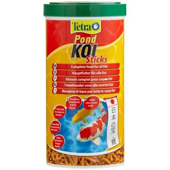 Снимка на Tetra Pond KOI Sticks - пръчици за млади риби КОИ с размери от 10см до 25см 1л