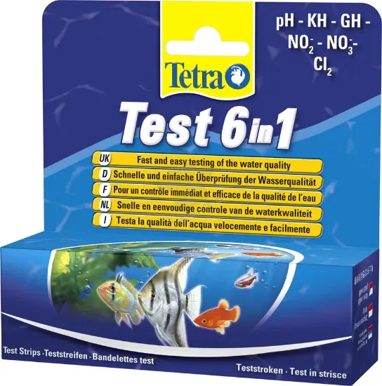 Снимка на TetraTest 6in1 - тест за качество на водата 25 ленти