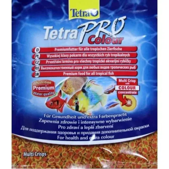 Снимка на TetraPro Sachet Colour - храна за наситен цвят 12гр.