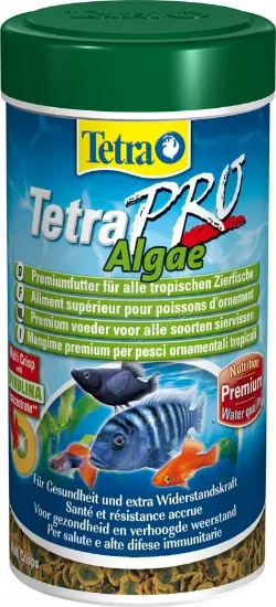 Снимка на Tetra - TetraPro Algae - универсална храна за всички видове тропически риби с алга 100 мл.