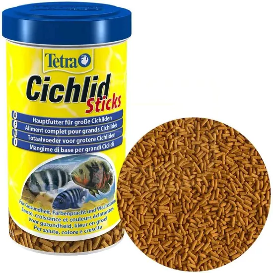 Снимка на Tetra Cichlid Sticks - пръчици за цихлиди 250 мл