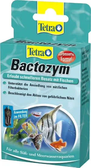 Снимка на Tetra Aqua Bactozym - препарат за създаване на биологична активност 100 капсули