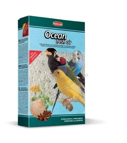 Снимка на Padovan Ocean fresh air - хигиенен пясък за птици 1кг.