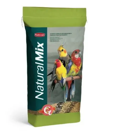 Снимка на Padovan Naturalmix Parakeets Пълноценна храна за средни папагали 20 кг.