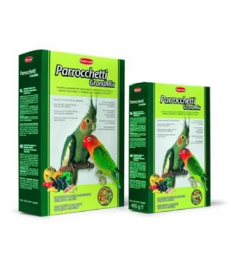 Показвай детайлите за Padovan Parrocchetti GrandMix - Пълноценна храна за средни папагали с плодове 400 гр. 1 - MyPetShop.bg Снимка на Padovan Parrocchetti GrandMix - Пълноценна храна за средни папагали с плодове 400 гр. 1