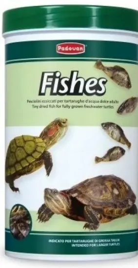Снимка на Padovan Fishes - храна за костенурки, сушени рибки 150 гр.