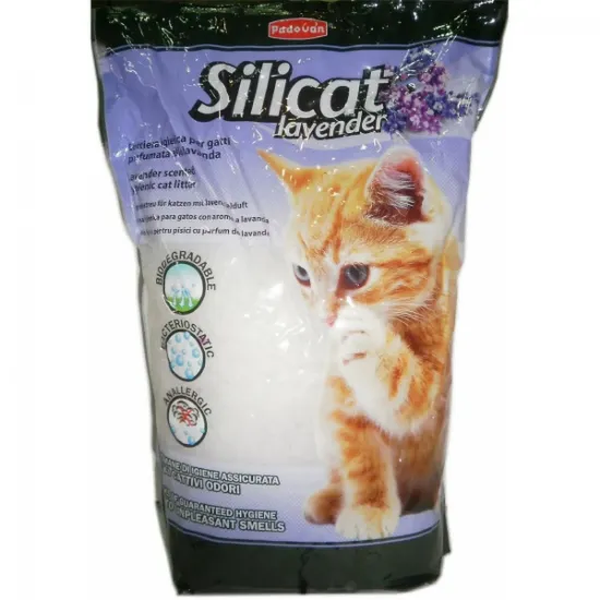 Снимка на Padovan Silicat Lavender - силиконова котешка тоалетна лавандула 2.2 кг.5 л.
