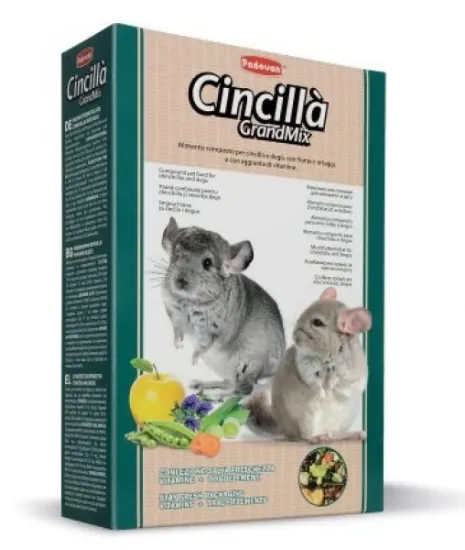 Снимка на Padovan GRANDMIX cincilla - Пълноценна храна за чинчила 850 гр