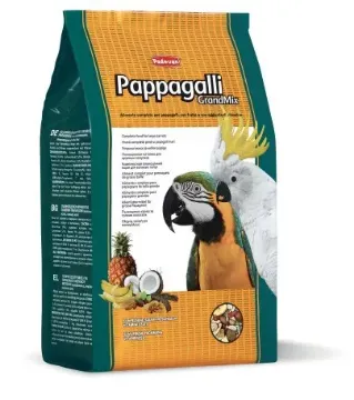 Показвай детайлите за Padovan Grandmix Pappagalli - Пълноценна храна с плодове за големи папагали 2 кг. Снимка на Padovan Grandmix Pappagalli - Пълноценна храна с плодове за големи папагали 2 кг.