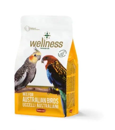Снимка на Padovan Wellness Mix for Australian Birds Премиум храна за австралийски папагали (корела и розела) 850 гр