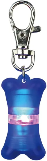 Снимка на Trixie Flasher For Dogs - Кучешки фенер с формата на кокалче 2 / 4 см