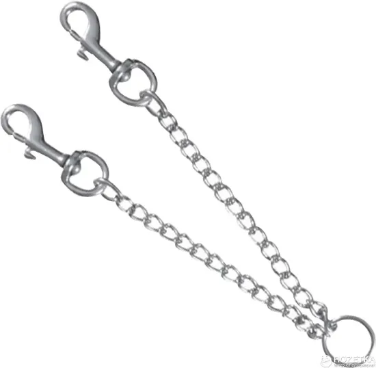 Снимка на Trixie Twin Chain Coupler Chromed - Повод за две кучета - хромиран 60 см х 4 мм