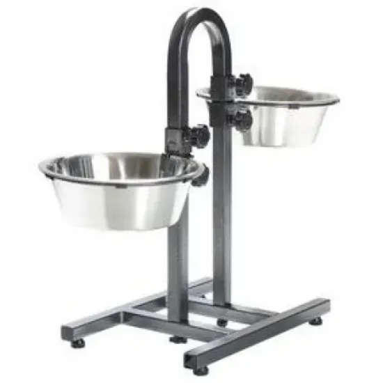 Снимка на Trixie Dog Bar - Комплект две купи с подвижна стойка 2 х 2.8 л 43 см