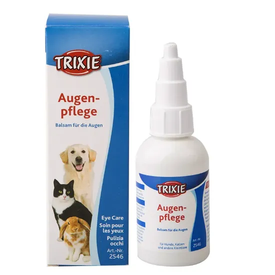 Снимка на Trixie Eye Drops - Капки за очи за котки,кучета и други домашни любимци 50 мл