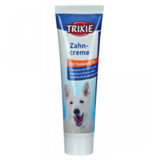 Снимка на Trixie Toothpaste with Tea Tree Oil - Паста за зъби за кучета с масло от чаено дърво 100 гр