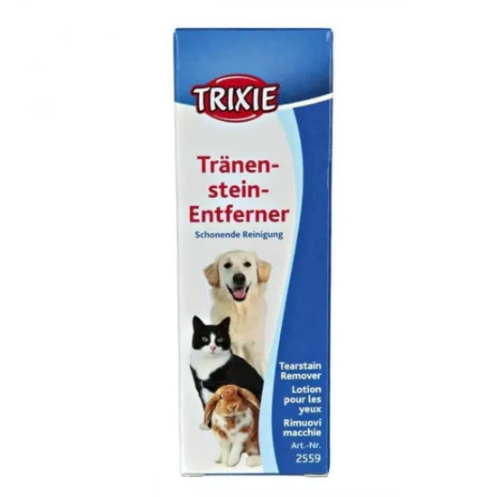 Снимка на Trixie Tearstain Remover - капки за почистване на слъзното оцветяване около очите,за кучета и котки 50 мл
